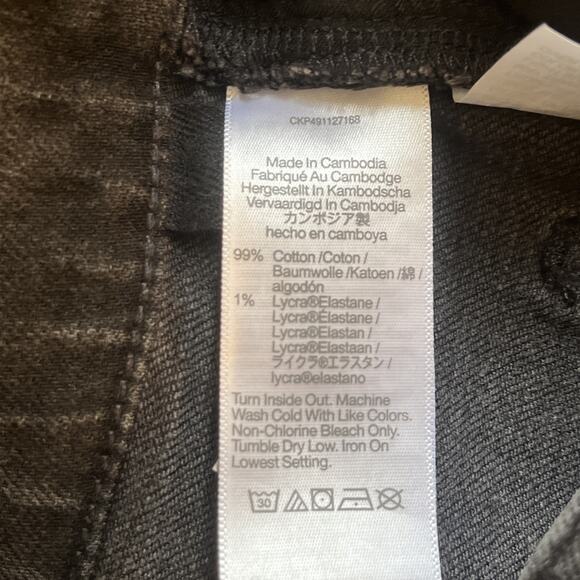 $128 NWT Madewell 90s Straight Leg Jeans Women's Size 26 Black Wash Denim NM186 - Picture 8 of 8